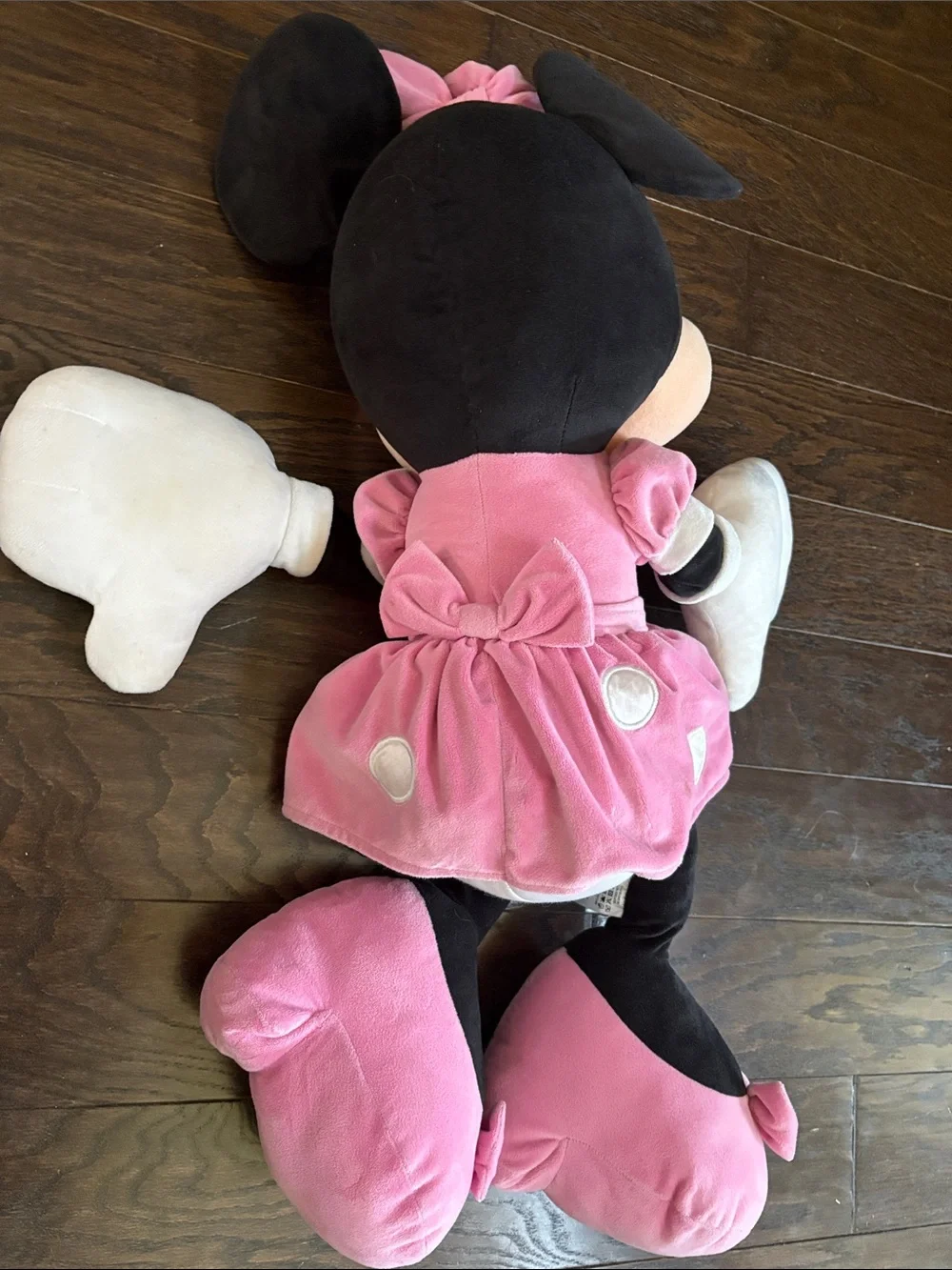 Jumbo Disney Minnie Mouse Pink and Black Plush doll 35”